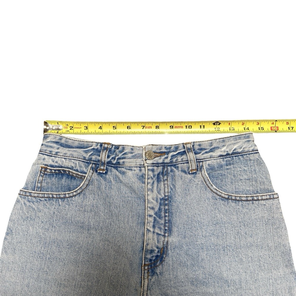 VTG 90s Guess Women's Cut Off Denim Shorts 29 in Waist Blue Distressed USA - Picture 3 of 9